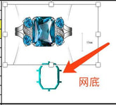 Sterling Silver Semi Mount Ring Setting Emerald OCT 10X8mm - Syzjewelry